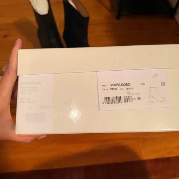 NWT Maison Martin Margiela Black Leather Tabi Ankle Boots - Picture 8 of 8